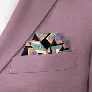 Cassette Pocket Square - Scalloped Fold - Knotty Tie Co.