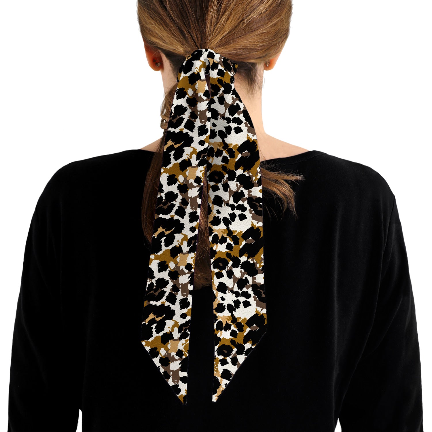 Cat Print Hair Scarf