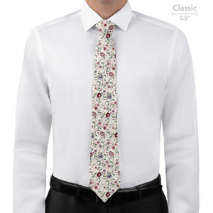 Cecile Floral Necktie - Classic - Knotty Tie Co.