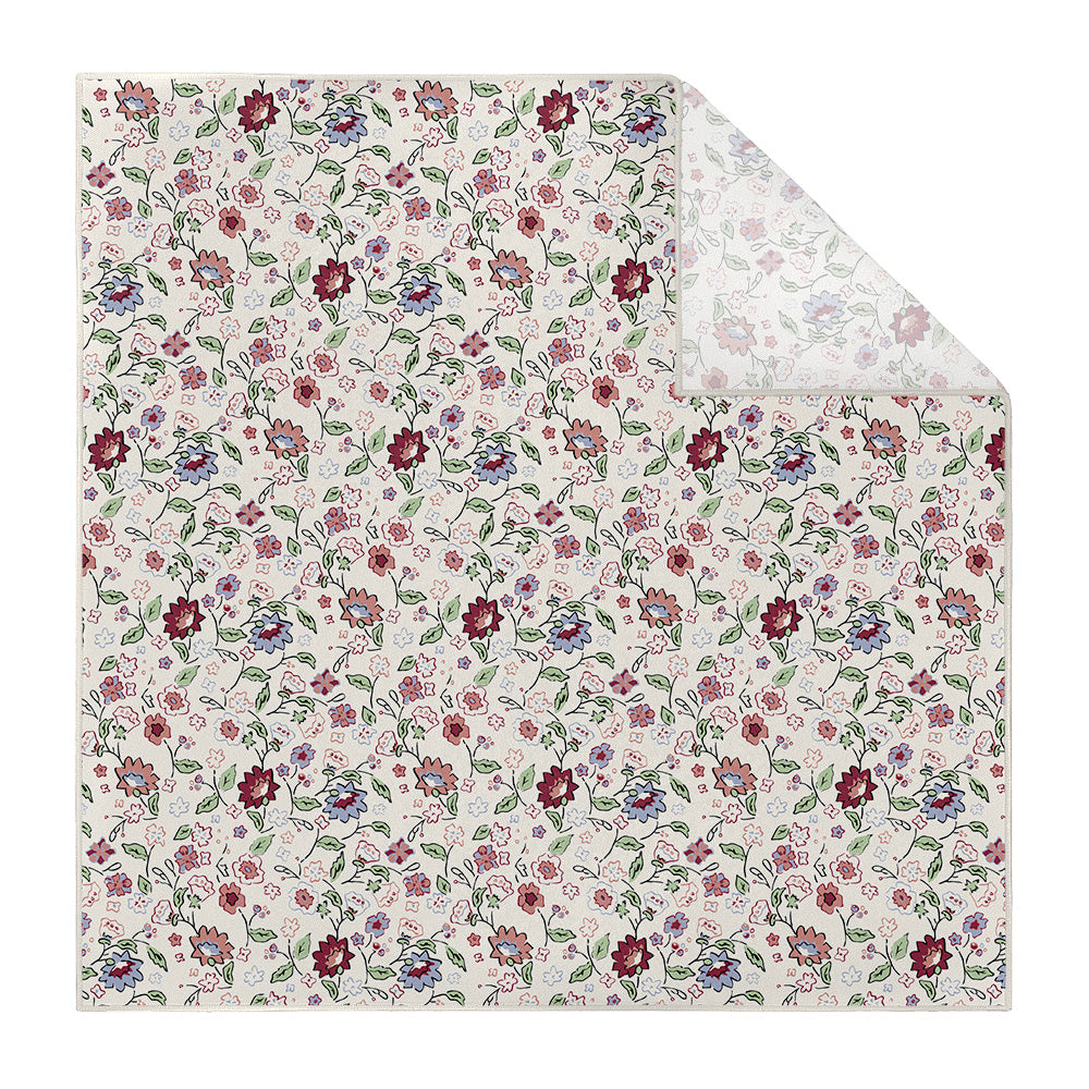 Cecile Floral Pocket Square - Printed - Knotty Tie Co.