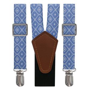 Ceramic Geometric Suspenders - Main View - Knotty Tie Co.