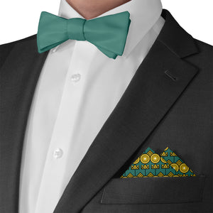 Charleston Pocket Square - Matching Bow Tie - Knotty Tie Co.