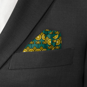 Charleston Pocket Square - Wave Fold - Knotty Tie Co.