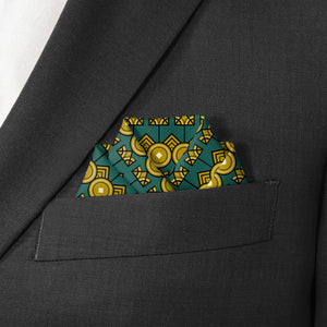 Charleston Pocket Square - Scalloped Fold - Knotty Tie Co.