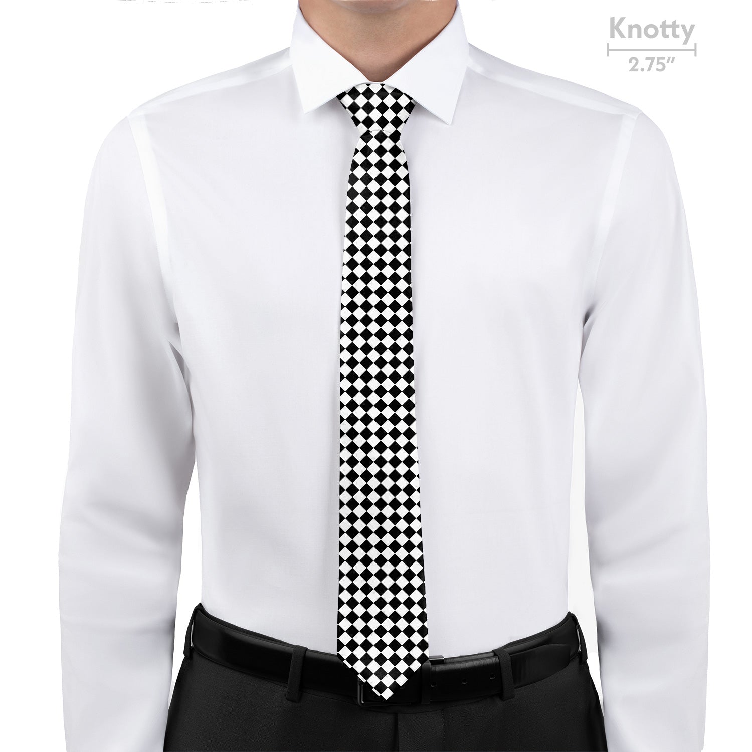 Checkered Tile Necktie - Knotty - Knotty Tie Co.