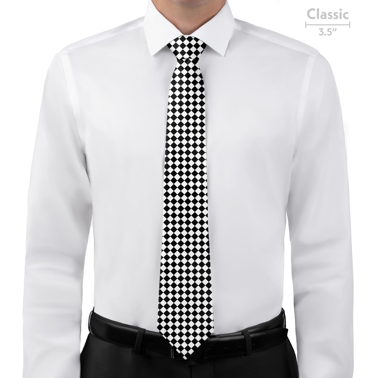 Checkered Tile Necktie - Classic - Knotty Tie Co.