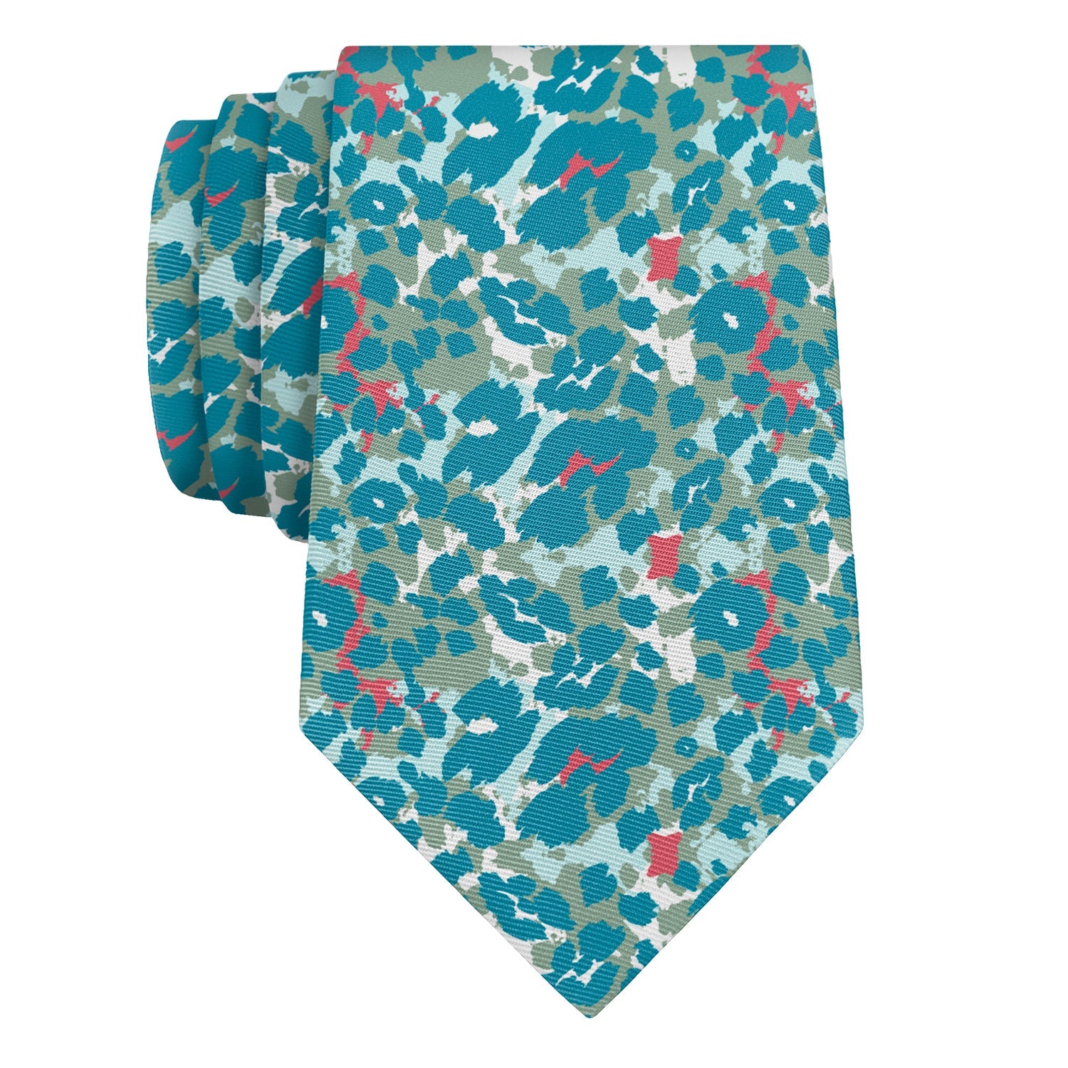 Cheetah Necktie - Rolled - Knotty Tie Co.