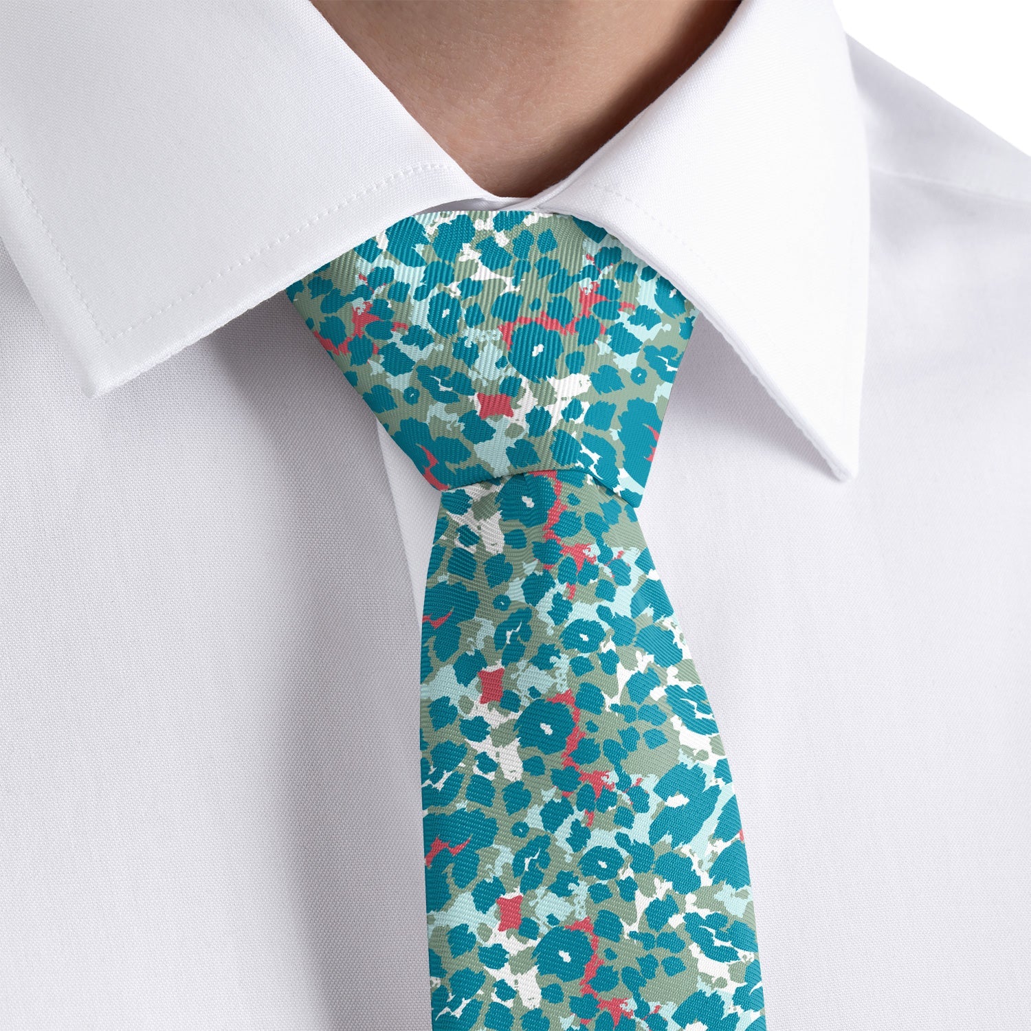 Cheetah Necktie - Rolled - Knotty Tie Co.