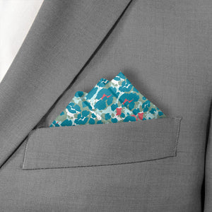 Cheetah Pocket Square - Stairs Fold - Knotty Tie Co.