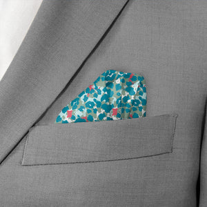 Cheetah Pocket Square - Wave Fold - Knotty Tie Co.