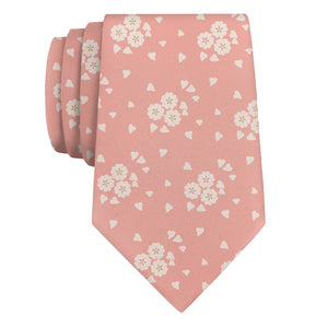 Cherry Blossom Necktie - Rolled - Knotty Tie Co.