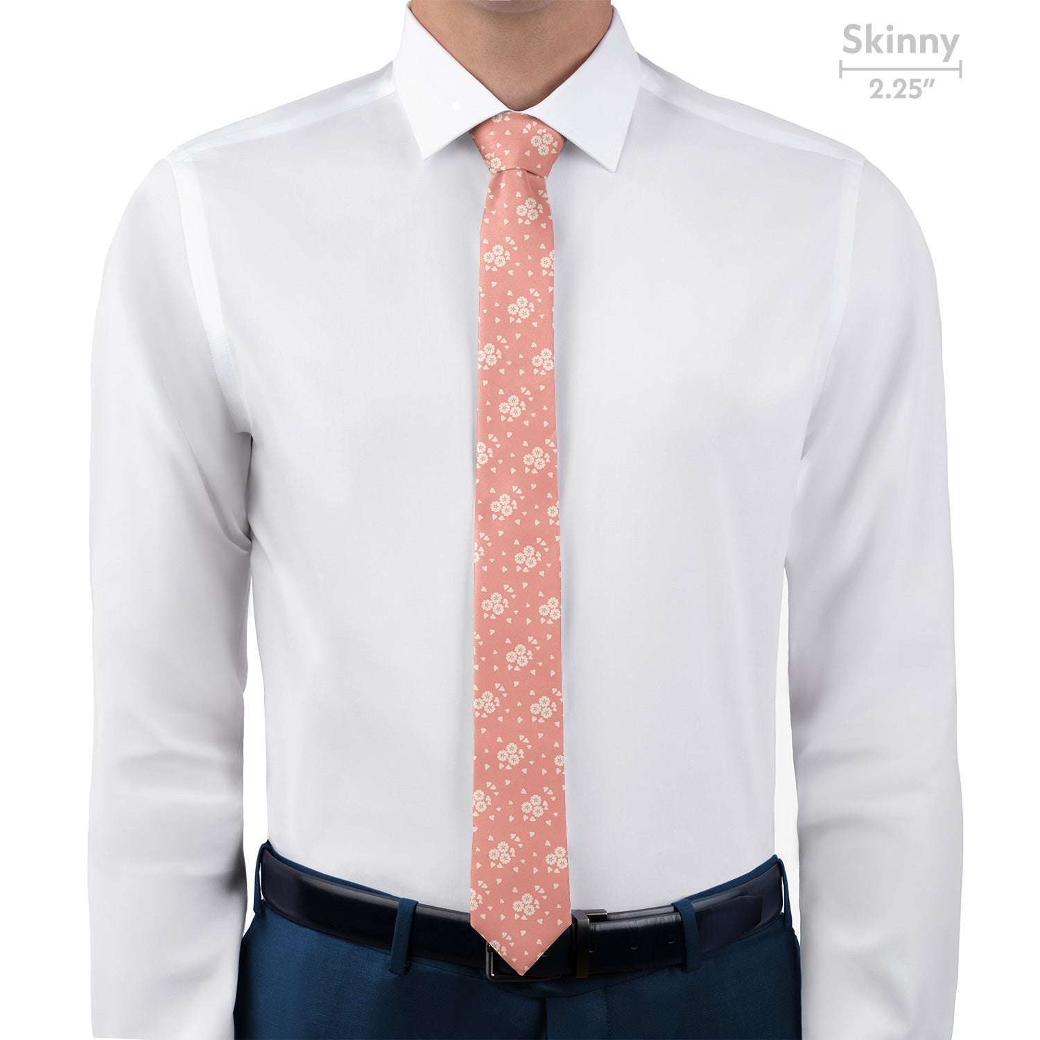 Cherry Blossom Necktie - Skinny - Knotty Tie Co.