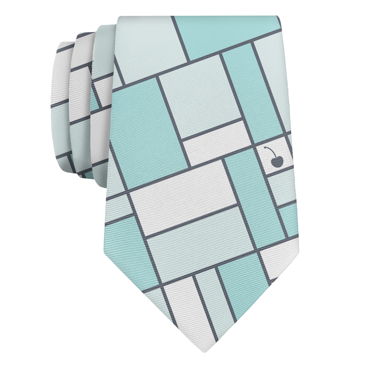 Cherry Creek Windowpane Necktie - Rolled - Knotty Tie Co.