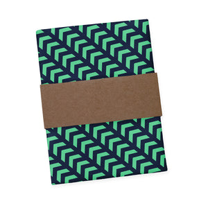 Chevron Geometric Pocket Square - Packaging - Knotty Tie Co.