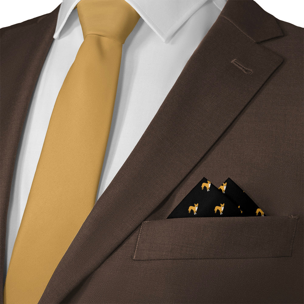 Chihuahua Pocket Square - Matching Necktie- Knotty Tie Co.