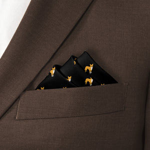 Chihuahua Pocket Square - Stairs Fold - Knotty Tie Co.