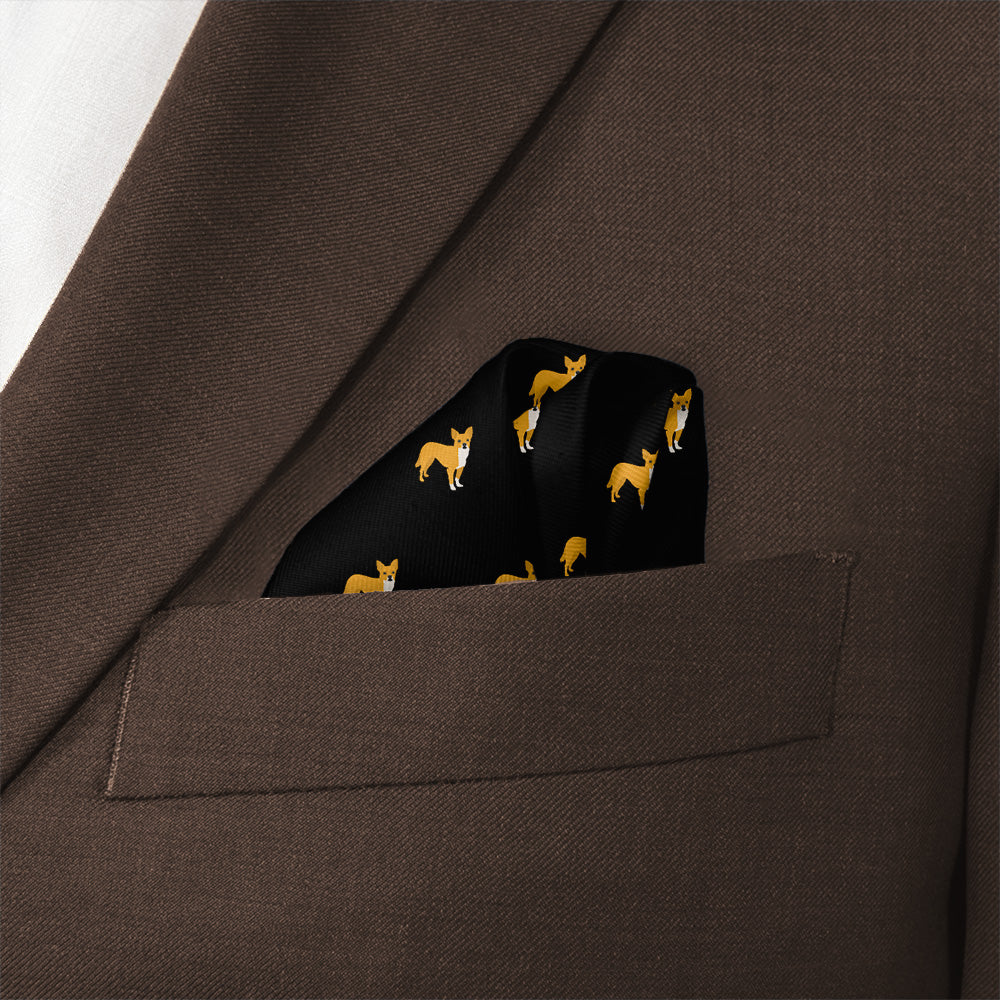 Chihuahua Pocket Square - Wave Fold - Knotty Tie Co.