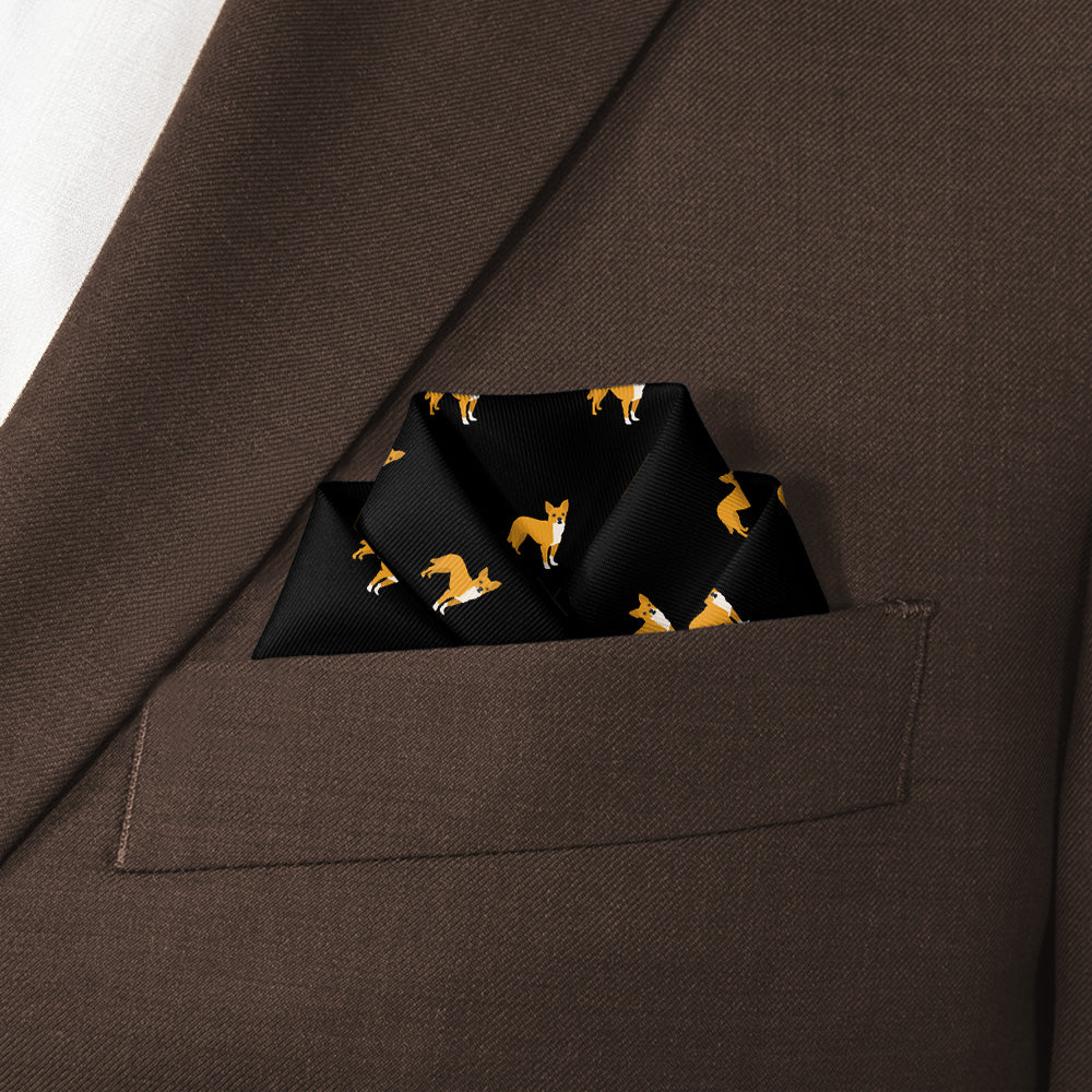 Chihuahua Pocket Square - Scalloped Fold - Knotty Tie Co.