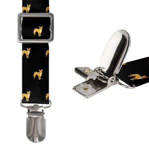 Chihuahua Suspenders - Hardware and Strap - Knotty Tie Co.