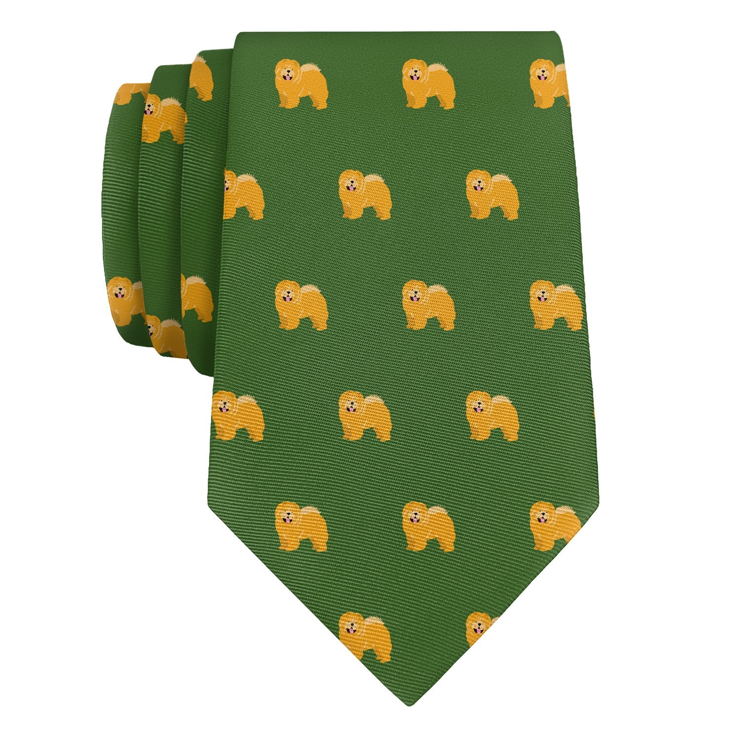 Chow Chow Necktie - Rolled - Knotty Tie Co.