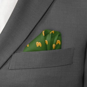 Chow Chow Pocket Square - Wave Fold - Knotty Tie Co.