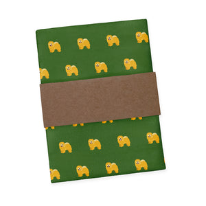 Chow Chow Pocket Square - Packaging - Knotty Tie Co.