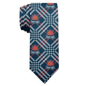 Custom Cincy 2 Logo Tie - Long Roll - Knotty Tie Co.