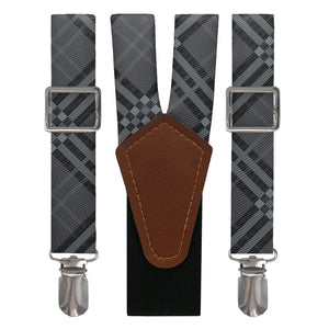 Cincy Plaid Suspenders - Main View - Knotty Tie Co.