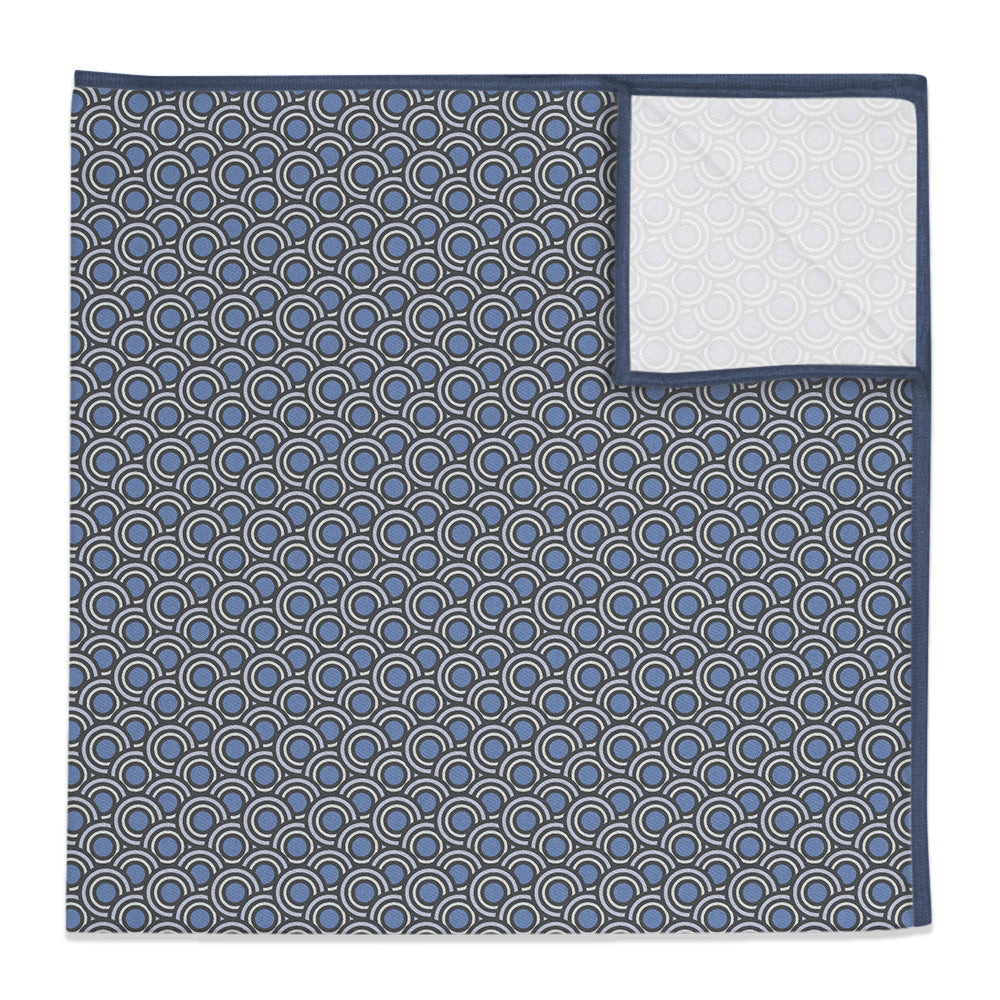 Circles Pocket Square - 12" Square - Knotty Tie Co.