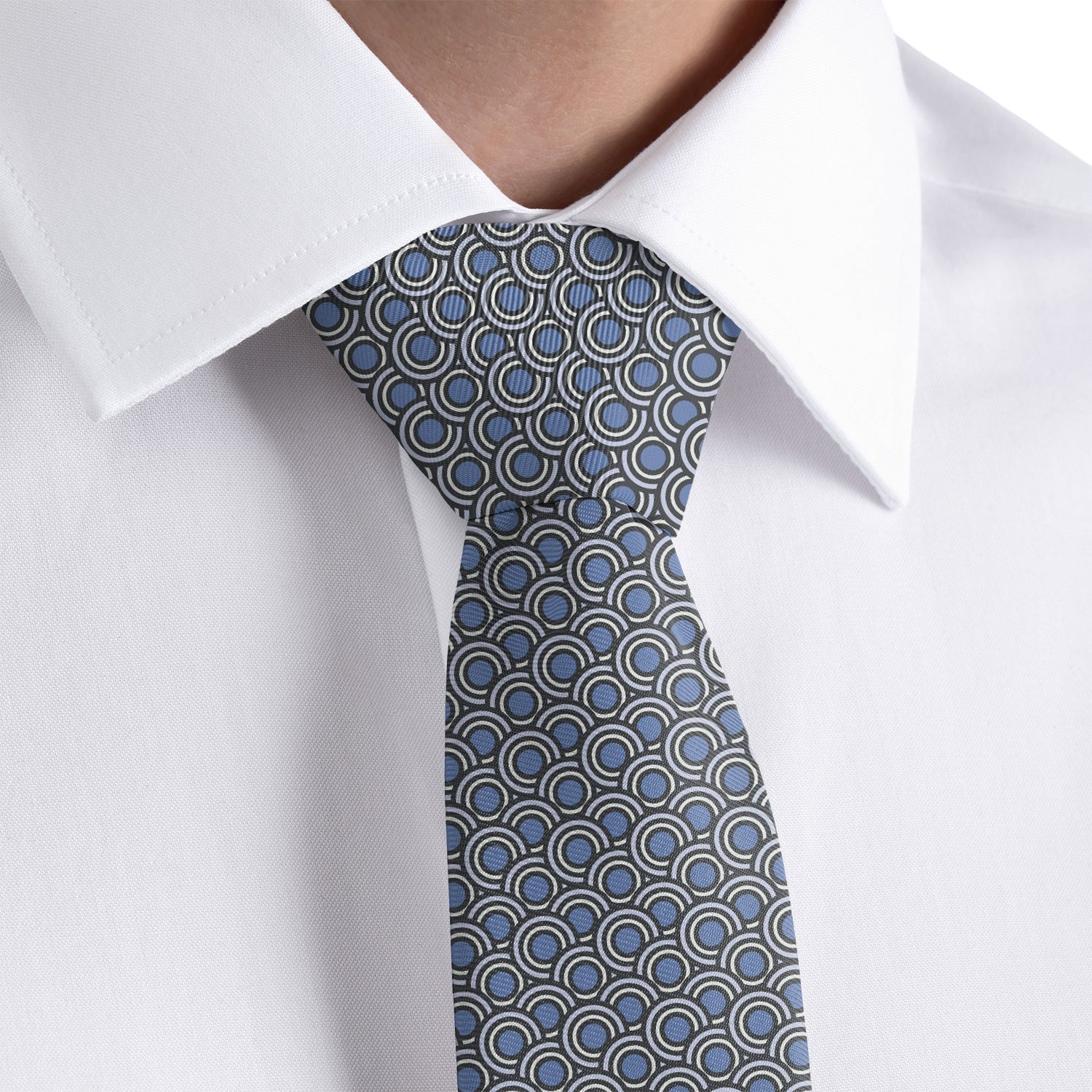 Circles Necktie - Dress Shirt - Knotty Tie Co.