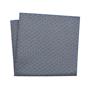 Circles Pocket Square - 12" Square - Knotty Tie Co.