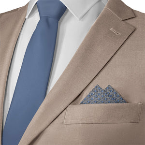 Circles Pocket Square - Matching Necktie- Knotty Tie Co.