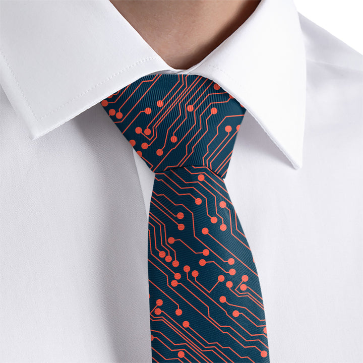 Custom Circuit 1 Logo Tie - Dress Shirt - Knotty Tie Co.