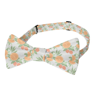 Citrus Blossom Floral Bow Tie - Adult Standard Self-Tie 14-18" - Knotty Tie Co.