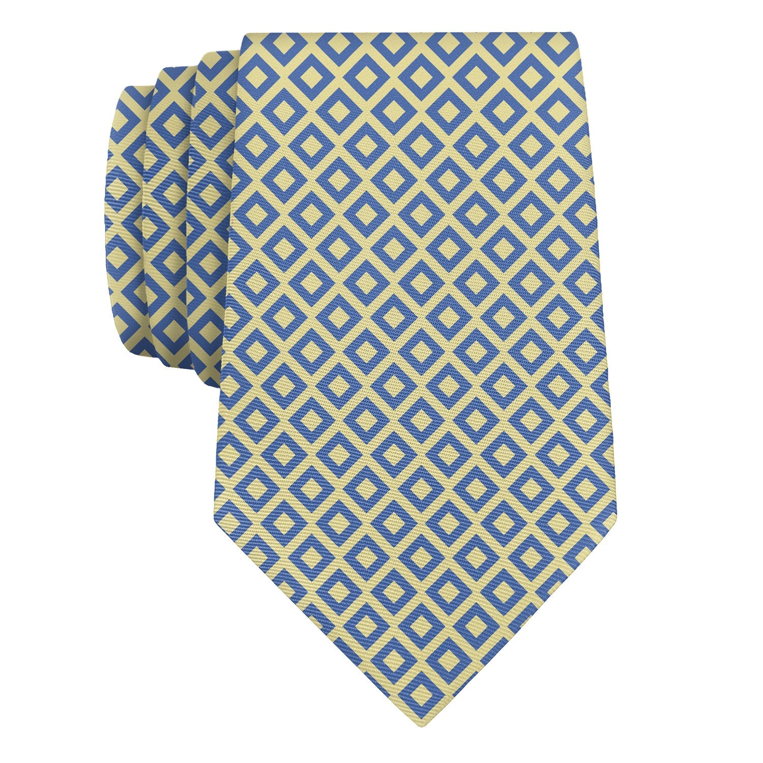 Clancy Geometric Necktie - Rolled - Knotty Tie Co.