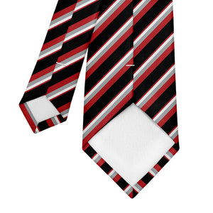 Clarke Stripe Necktie - Tipping - Knotty Tie Co.