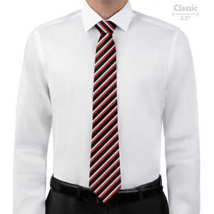 Clarke Stripe Necktie - Classic - Knotty Tie Co.