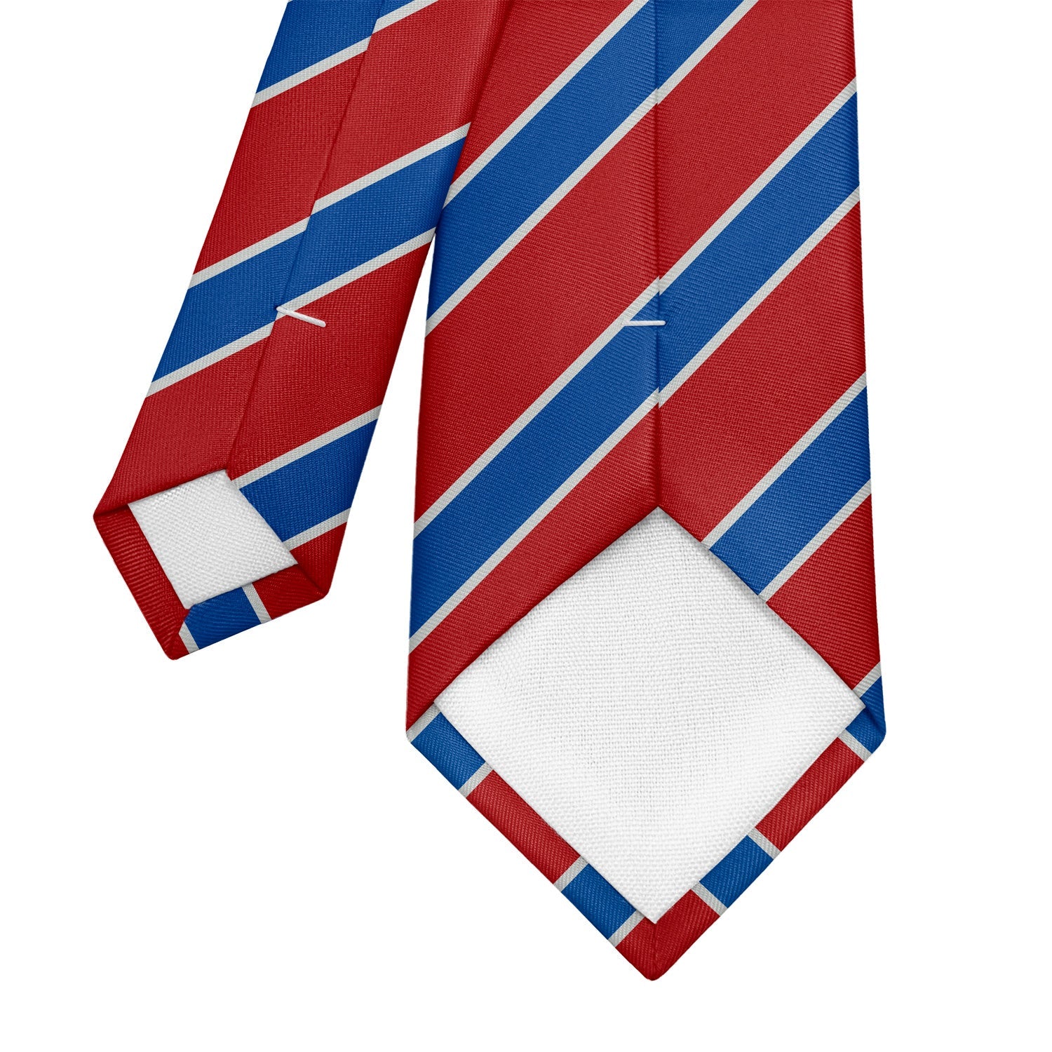 Clarkson Stripe Necktie - Tipping - Knotty Tie Co.