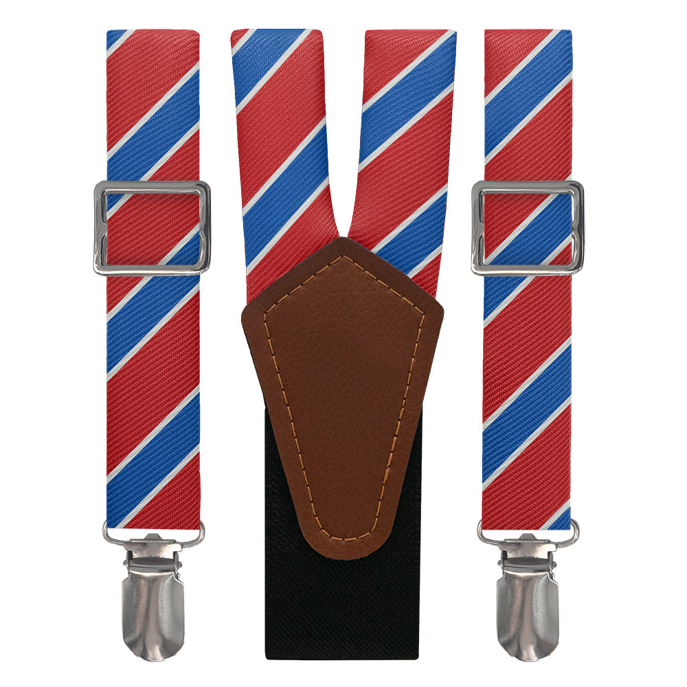 Clarkson Stripe Suspenders - Main View - Knotty Tie Co.