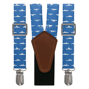 Coast Guard Fleet Suspenders - Main View - Knotty Tie Co.