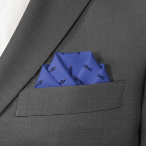 Coast Guard Garb Pocket Square - Scalloped Fold - Knotty Tie Co.