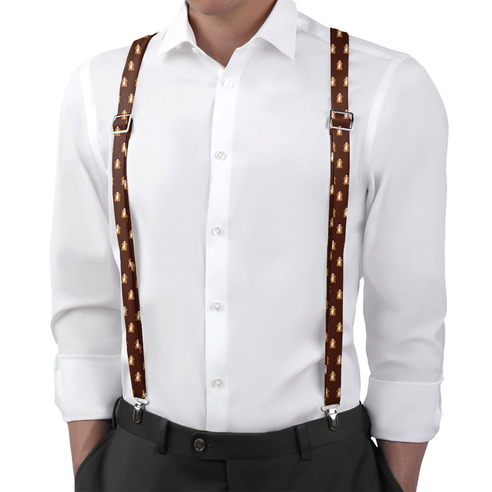 Cocker Spaniel Suspenders - Main View - Knotty Tie Co.