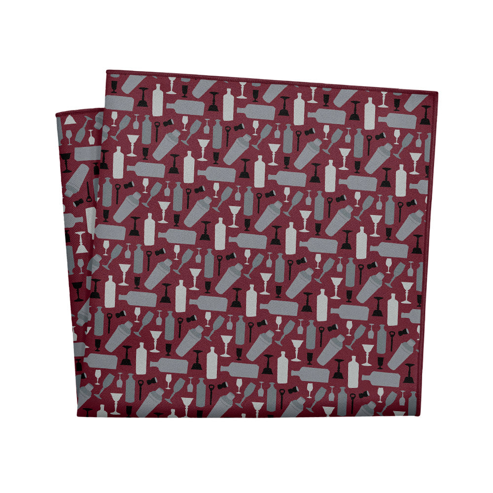 Cocktail Pocket Square - 12" Square - Knotty Tie Co.