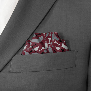 Cocktail Pocket Square - Scalloped Fold - Knotty Tie Co.