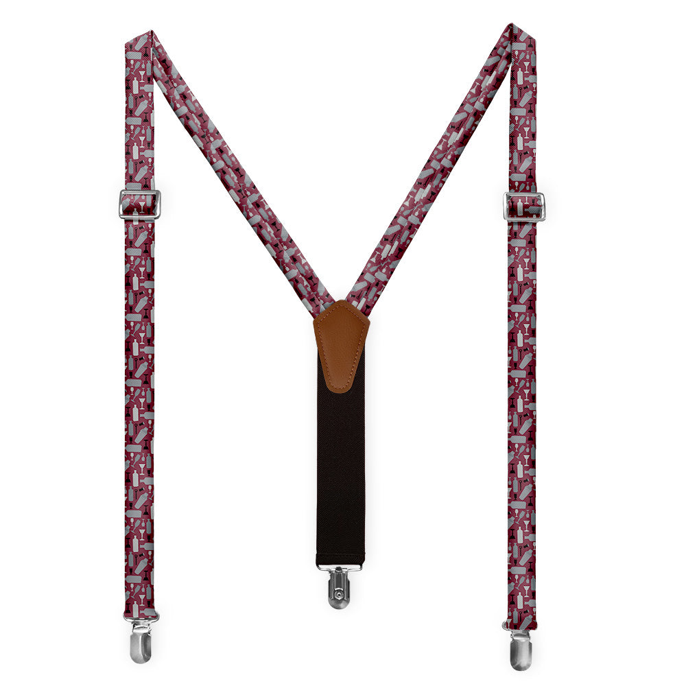 Cocktail Suspenders - Full Front View - Knotty Tie Co.