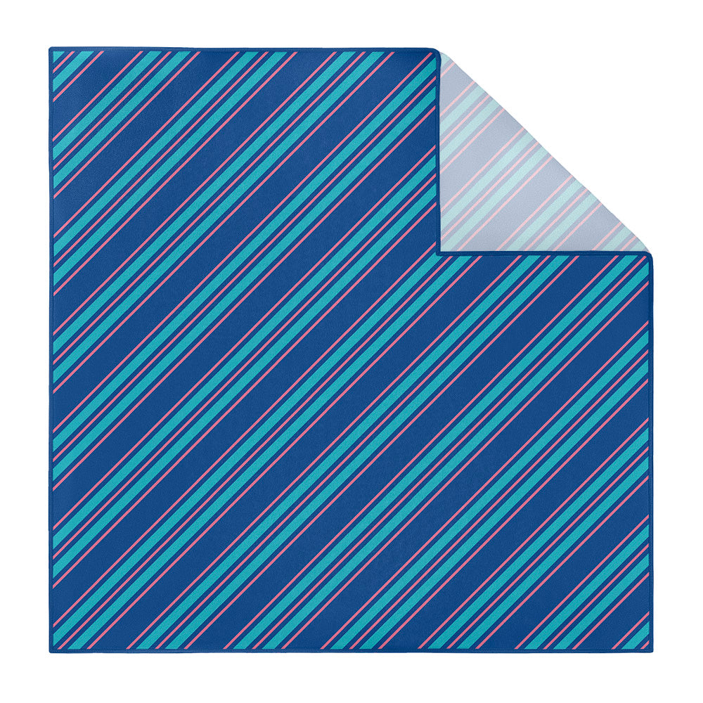 Colfax Stripe Pocket Square - Printed - Knotty Tie Co.