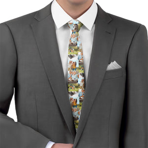 Custom Collage Photo Tie - Matching Pocket Square - Knotty Tie Co.