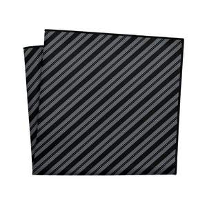 Collegiate Stripe Pocket Square - 12" Square - Knotty Tie Co.