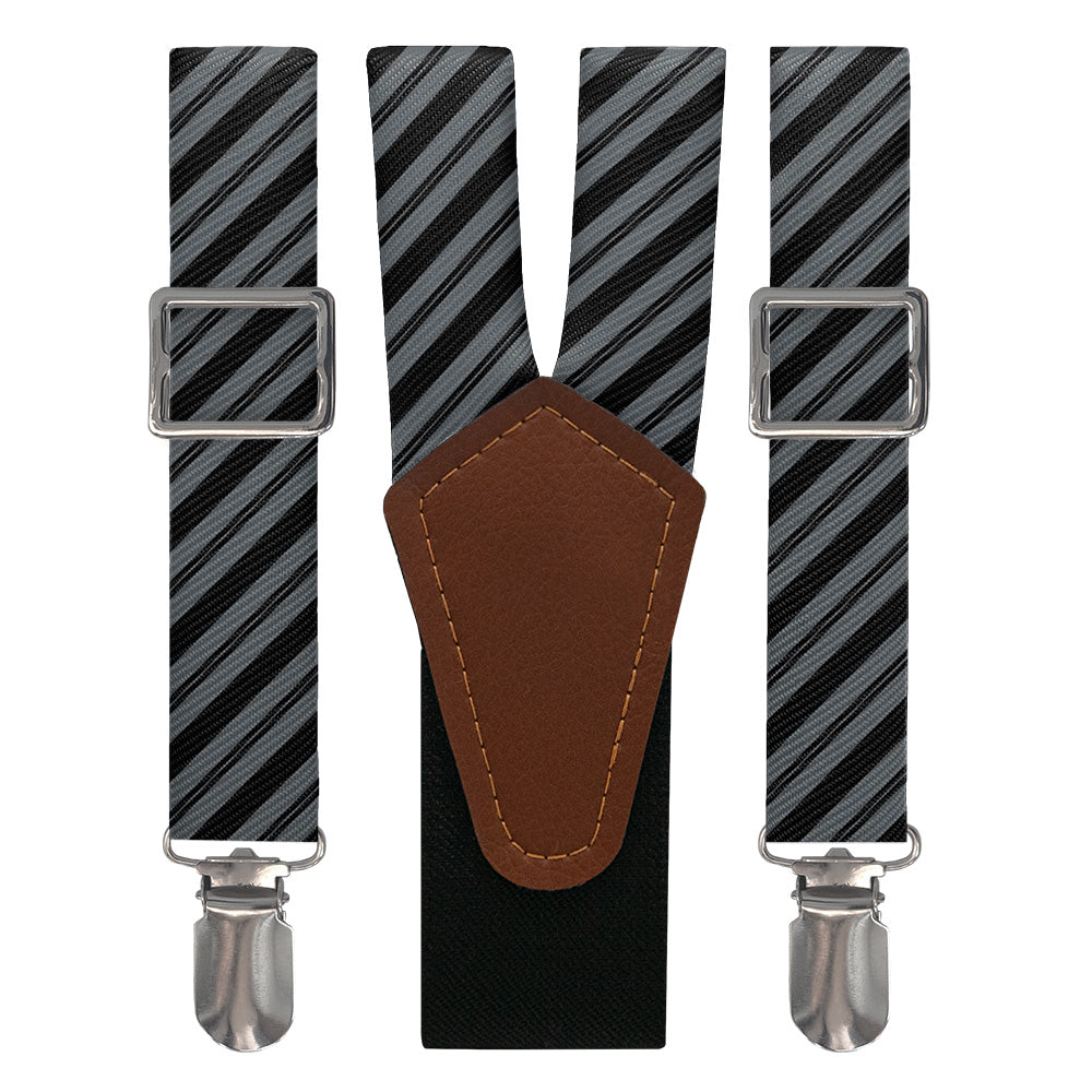 Collegiate Stripe Suspenders - Main View - Knotty Tie Co.