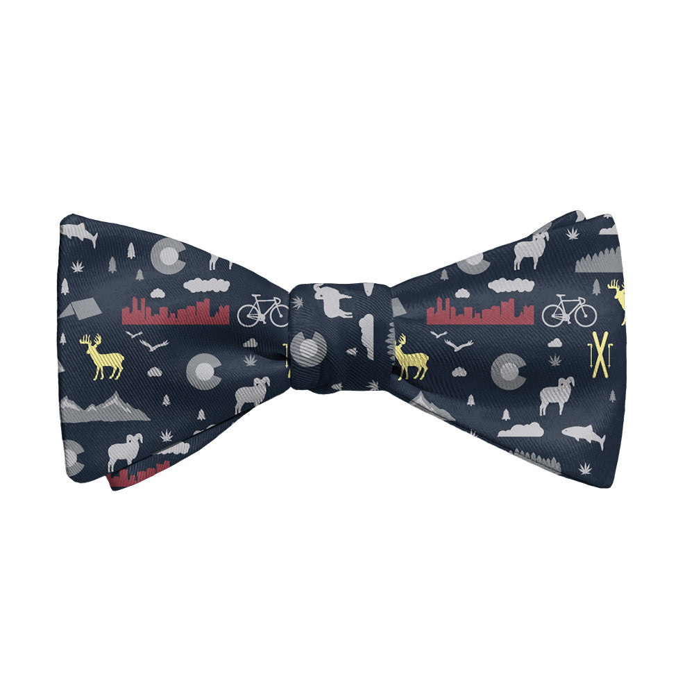 Colorado State Heritage Bow Tie - Adult Extra-Long Self-Tie 18-21" - Knotty Tie Co.